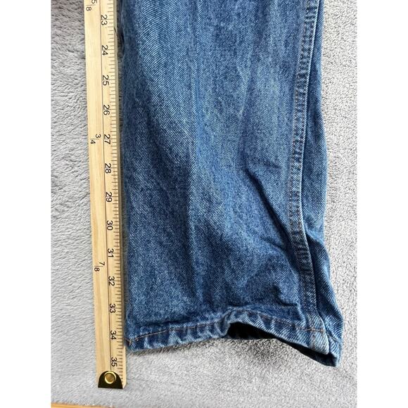 Vintage Rustler Jeans Mens 36x36 Blue Denim Straight Fit Western Rodeo‎ Ranch - Picture 4 of 9